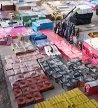 mpb bastisje ne rajonin e tetoves konfiskohen mbi 75 000 cope mjete piroteknike 6766ee626ec7a