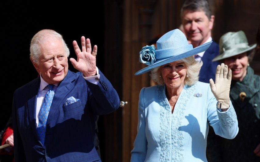 mbreti charles dhe mbreteresha camilla kremtojne pashket ne windsor mungon princ william dhe kate 68051c8509411