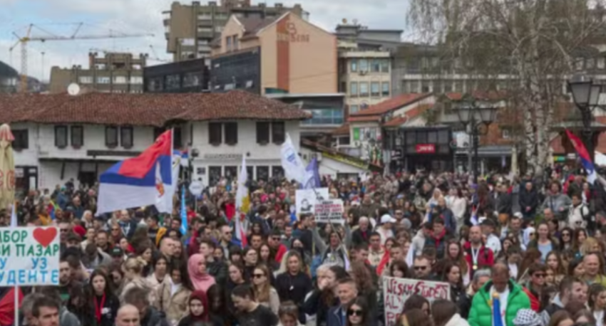 protestat e studenteve serbe rrethojne rtv shteteror kerkojne doreheqjen e drejtuesve 67ffba60e7c22