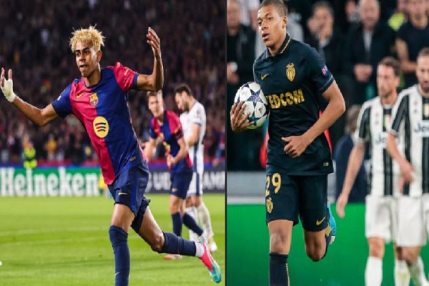 yamal thyen rekordin e mbappe ne ligen e kampioneve 6813291407c51