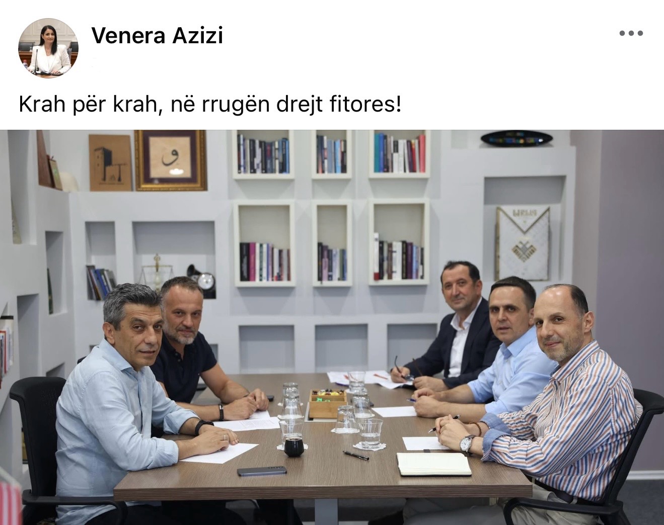Venera Azizi publikon foton e përbashkët të liderëve të VLEN-it: Krah për krah, në rrugën drejt fitores! 2 IMG 7487