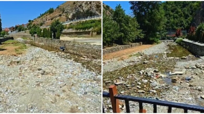 lumi i prizrenit ne rrezik tharjeje mungesa e reshjeve ul ndjeshem nivelin e ujit 688293f482ae5