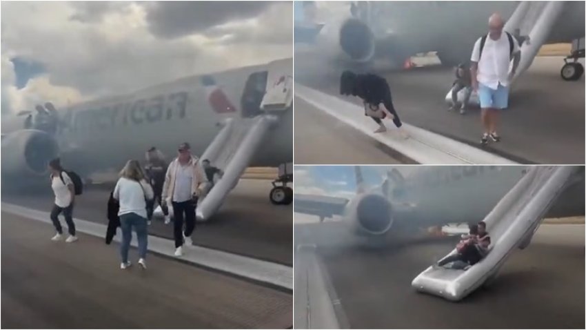 panik ne aeroportin e denverit pasagjeret evakuohen per shkak te zjarrit nen aeroplan 68861112351ed