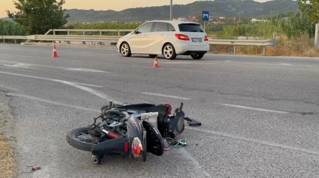 aksident ne levan tepelene makina perplaset me motorin nje i plagosur 688e8b6c90e0d