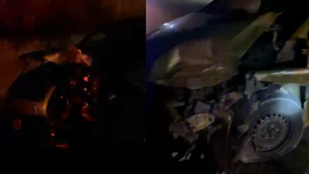 aksident ne qafe thane dy makina behen copash nga perplasja me njera tjetren tre te plagosur njeri ne gjendje te rende 68a0df2f2f7b2