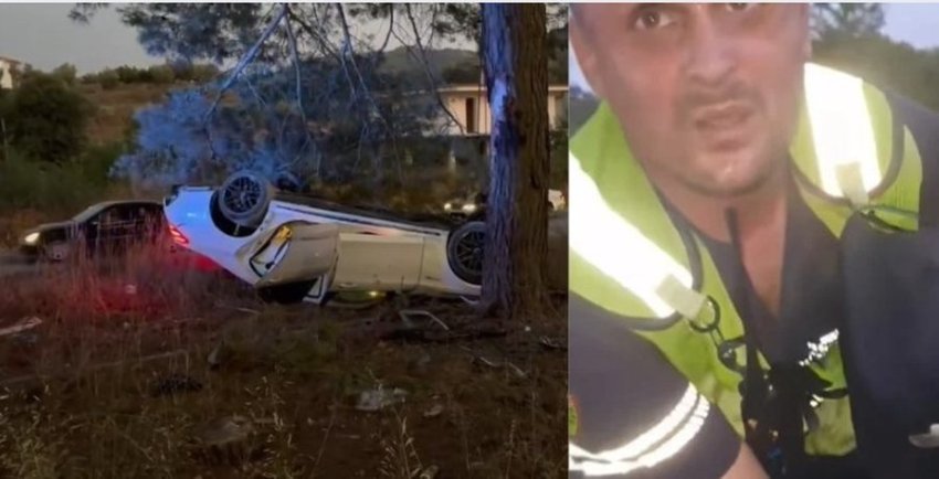 benzi u perplas me pishen dhe shpertheu ne flake polici hero nuk pret zjarrfikesen futet me flakeve dhe shpeton tre te rinjte ne fier 68966e23631f9