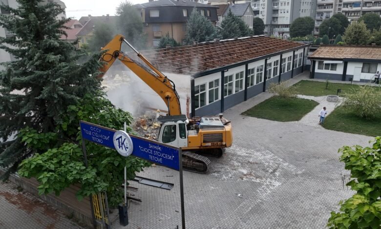 bilall kasami fillon prishja e shkolles se vjeter tekstile dy shkolla te reja moderne do te ndertohen nga themeli 6890c558451cf