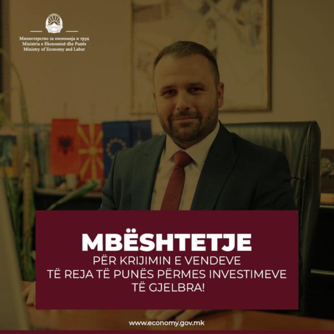 durmishi 750 mije denare per cdo kompani qe hap vende te reja pune 68a4537313002