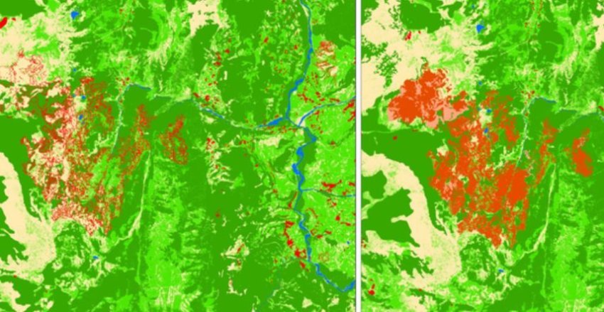 imazhet satelitore nga zjarret ja si jane prekur nga flaket lura boga e razma 68a623f953f5d
