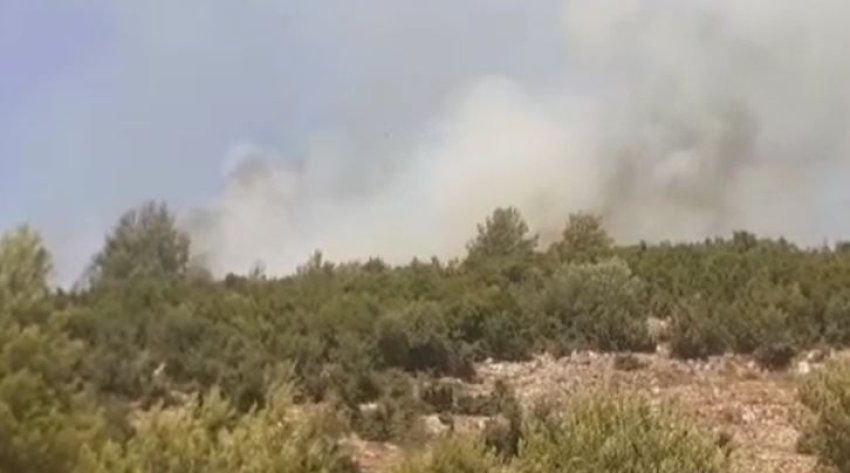 kruje perfshihet nga flaket zona e krastes digjen hektare me pisha dhe shkurre 6898bcc4be38b