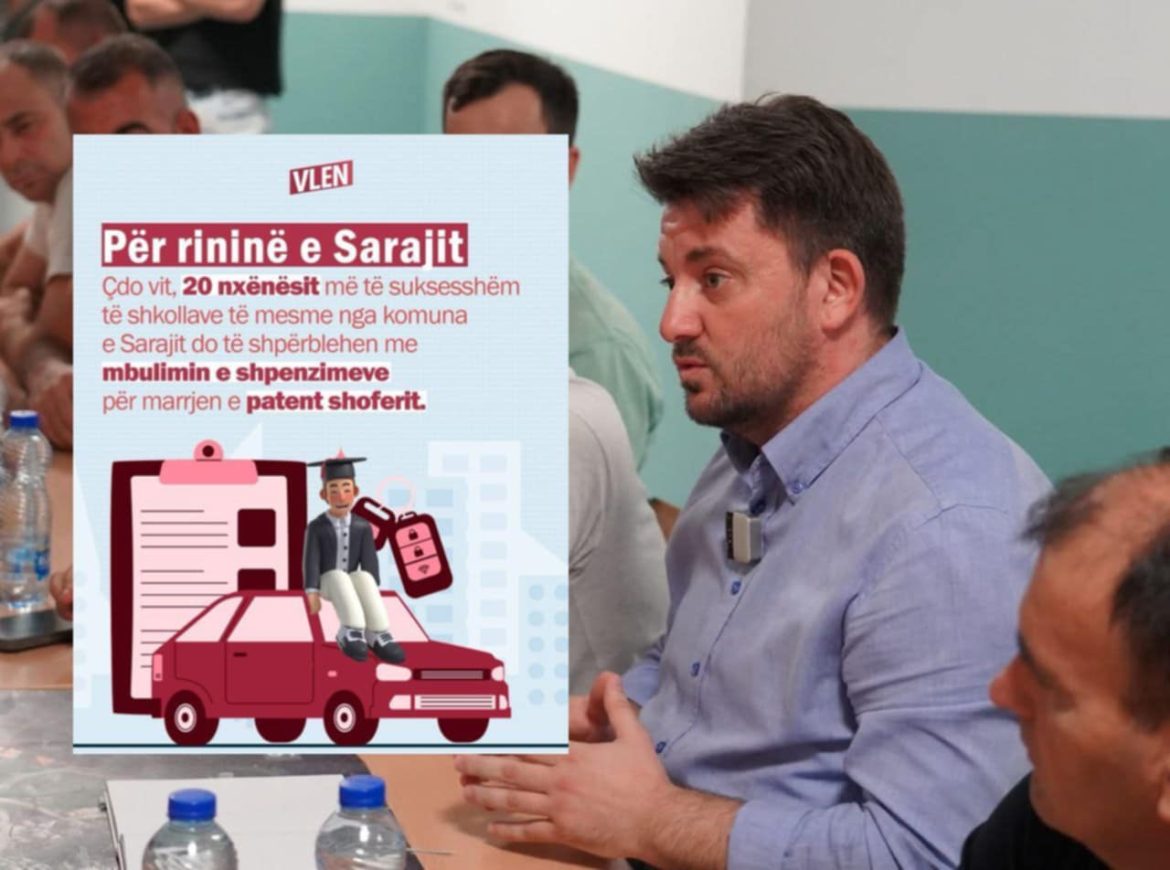 muhamed elmazi me mbeshtetje per nxenesit e sarajit 20 me te miret cdo vit do te shperblehen me patente shofer falas 68a9f2e6e531c