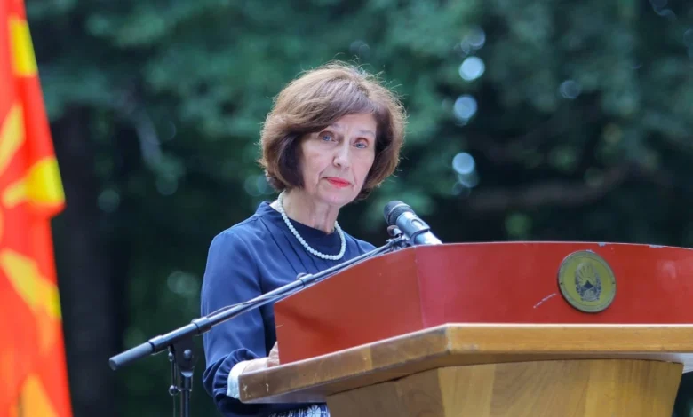 presidentja e maqedonise se veriut te turperuar nga thirrjet anti shqiptare ne kumanove 6891c25a5cd6c