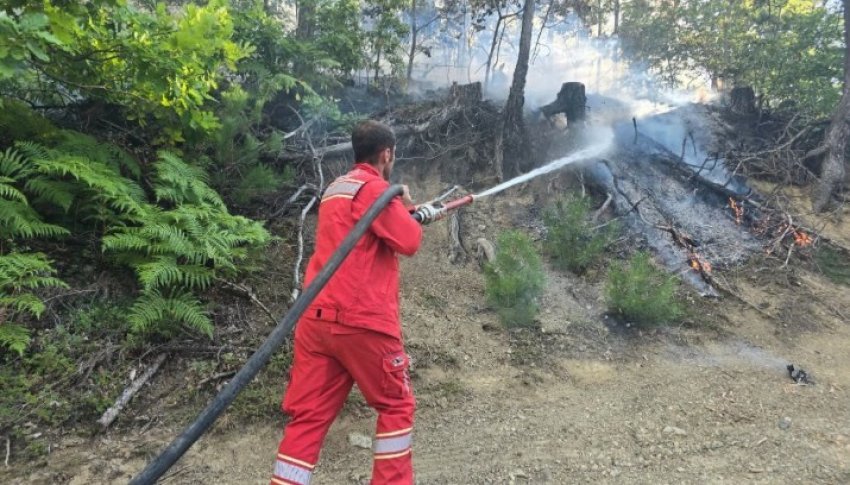 shqiperia nen flake 50 vatra zjarri gjate 24 oreve ministria e mbrojtjes rrezik i larte neper pyje 689b0b6813054