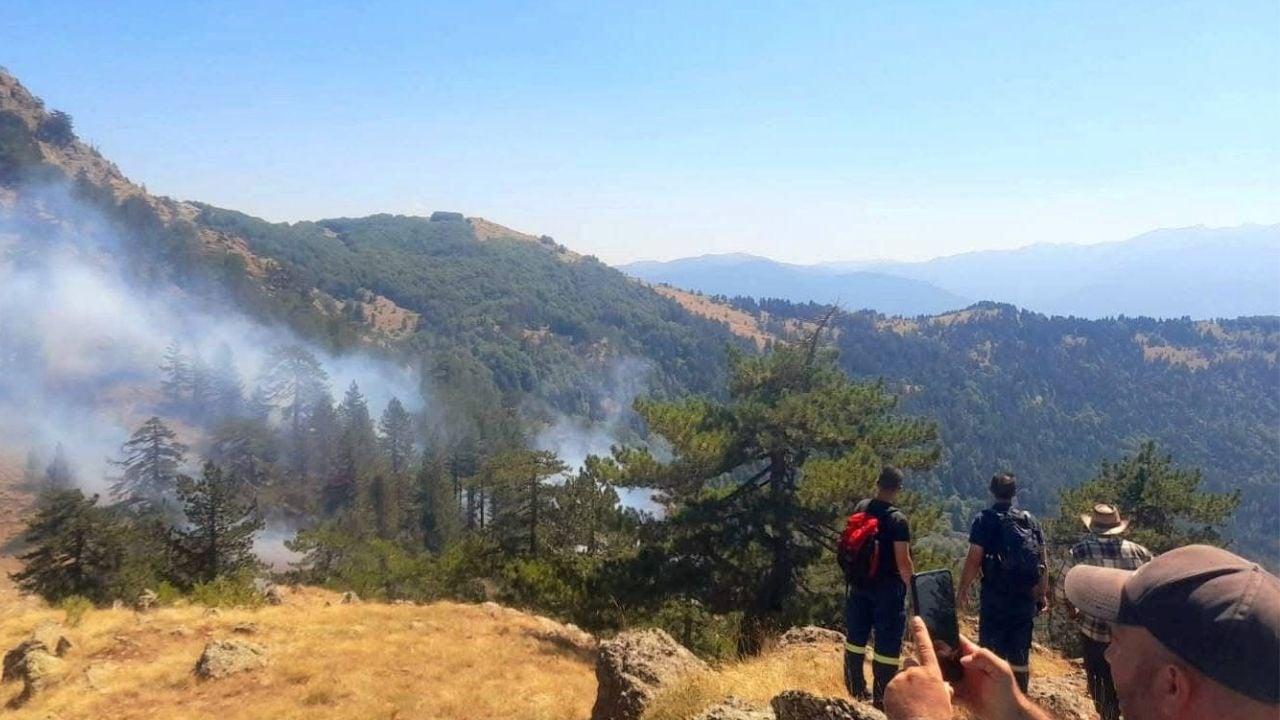 Tri vatra aktive në vend/ Vijojnë flakët në Fushë Arrëz, dy fshatra të Tiranës dhe Parkun Natyror të Gërmenjës 1 tri vatra aktive ne vend vijojne flaket ne fushe arrez dy fshatra te tiranes dhe parkun natyror te germenjes 68a446e80bb74