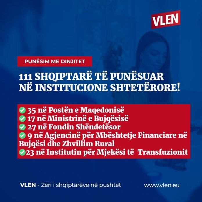 vlen ne pak dite 111 vende pune per shqiptaret ne institucionet shteterore 68945c73e2ff1