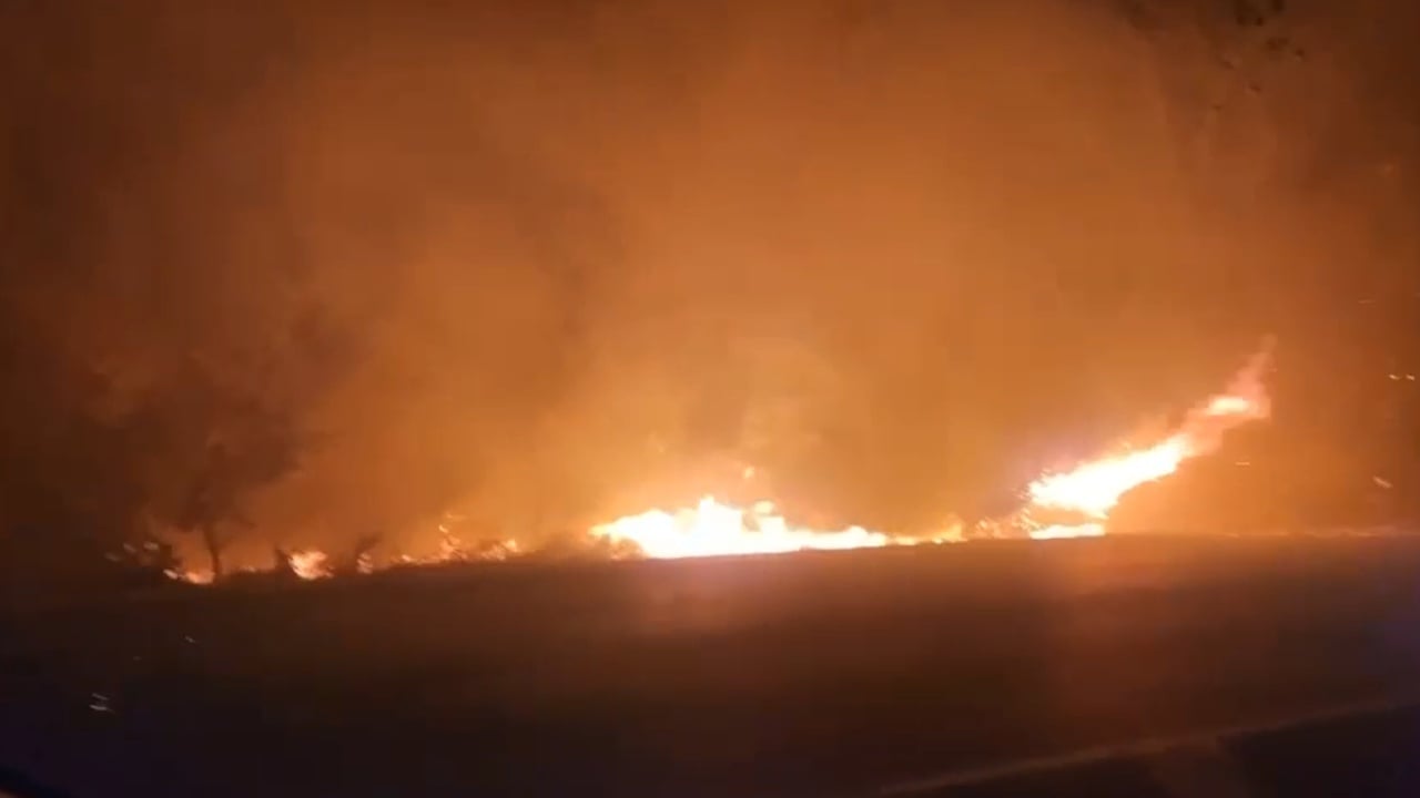 Zjarr në kodrat e fshatit Drashovicë të Selenicës, flakët përhapen nga era e fortë 1 zjarr ne kodrat e fshatit drashovice te selenices flaket perhapen nga era e forte 68a792a7dfe48