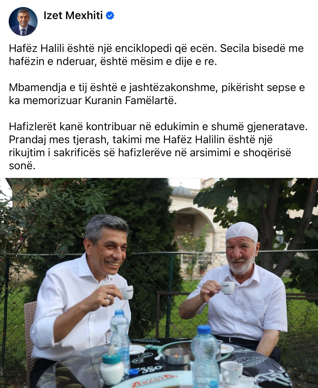 Mexhiti: Takimi me Hafëz Halilin, rikthim tek rrënjët e dijes 2 IMG 9451