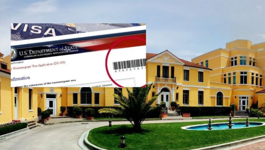 Ambasada e SHBA në Tiranë njofton aplikantët për vizë: Kujdes me barkodin e formularit DS-160, përndryshe takimi anulohet 2 ambasada e shba ne tirane njofton aplikantet per vize kujdes me barkodin e formularit ds 160 perndryshe takimi anulohet 68d7b058d5bc9