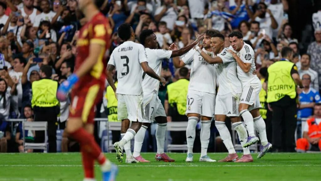 Champions/ Reali fiton me 10 lojtarë, dy penalltitë e Mbappes “shpëtojnë” madrilenët në ndeshjen e parë, barazim spektakolar me 8 gola në Torino 3 champions reali fiton me 10 lojtare dy penalltite e mbappes shpetojne madrilenet ne ndeshjen e pare barazim spektakolar me 8 gola ne torino 68c9dad362d50