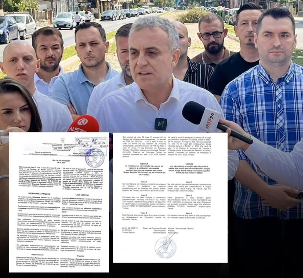 Dokument/ Rruga “Boris Kidriq”, Komuna e Tetovës zbulon mashtrimin dhe gënjeshtrën e Bajram Rexhepit! 3 dokument rruga boris kidriq komuna e tetoves zbulon mashtrimin dhe genjeshtren e bajram