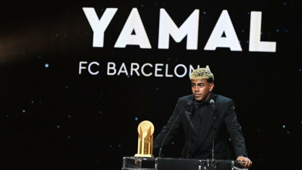 doli i dyti ne renditjen e topit te arte vjen reagimi i pare i yamal pas ceremonise gala plani i zotit eshte perfekt urime per dembelen 68d2dd16cfc5e