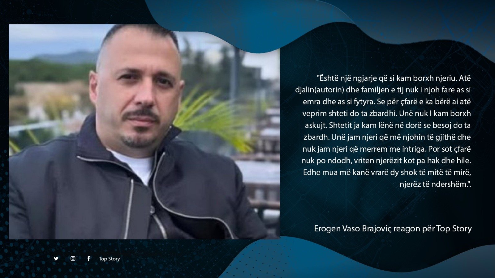 Eksluzive/ Erogen Vaso flet për Top Story: S’merrem me intriga, nuk i kam borxh askujt, shteti të zbardhë ngjarjen 1 eksluzive erogen vaso flet per top story smerrem me intriga nuk i kam borxh askujt shteti te zbardhe ngjarjen 68c20cc4574b9