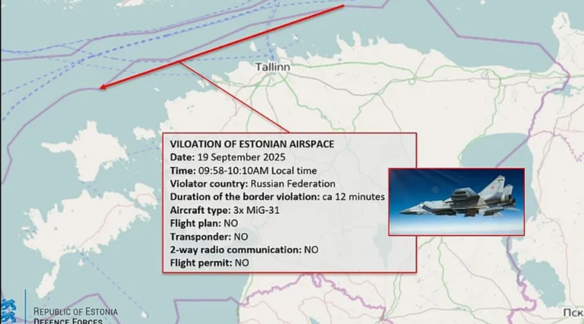 estonia publikon harten e fluturimit te tre aeroplaneve ruse qe shkelen hapesiren e saj ajrore 68cee7d8c3b20