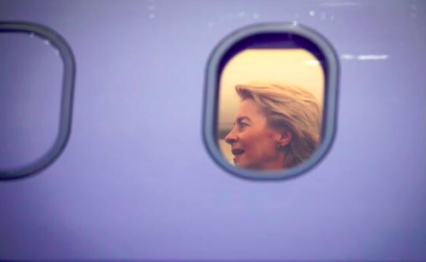 ft aeroplani i ursula von der leyen u godit nga nderhyrje te dyshuara te gps it rus 68b586f3a30e6