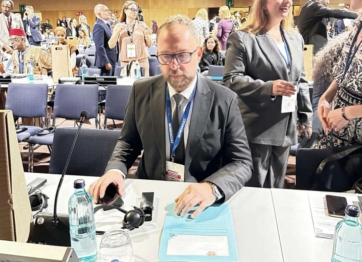 ministri ljutkov ne konferencen boterore te unesko s per politika kulturore dhe zhvillim te qendrueshem mondiakult 2025 ne barcelone 68da898f13e72