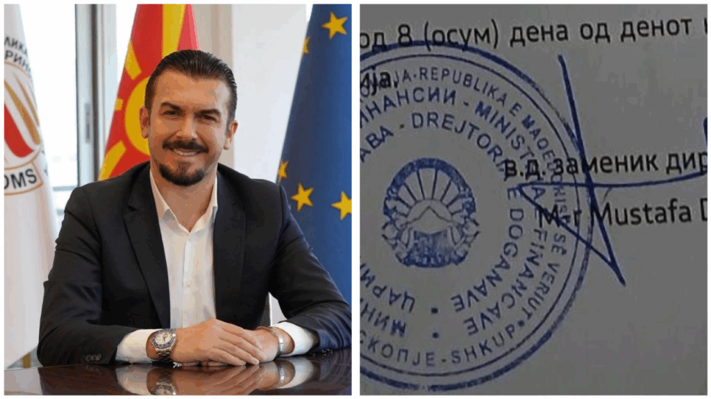 Mustafa Dauti ua mbyll gojën shpifësve: Vulat e Doganës janë në dy gjuhë, shqipja respektohet me dinjitet 3 mustafa dauti ua mbyll gojen shpifesve vulat e doganes jane ne dy gjuhe shqipja respektohet me dinjitet 68d6c6ae4b77b