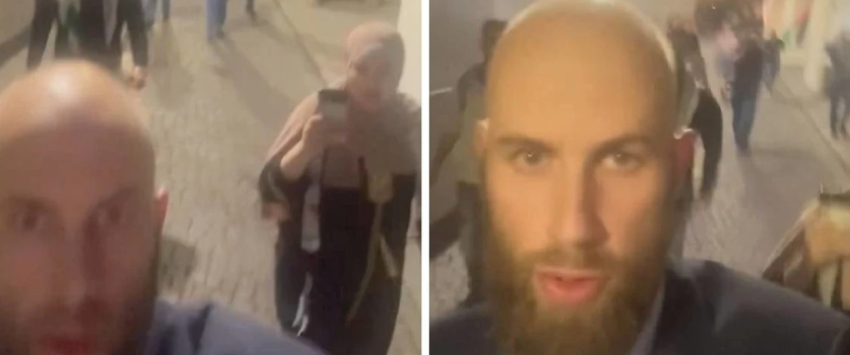 pamjet protestuesit pro palestineze ndoqen ministrin suedez i del ne mbrojtjes kolegia ata jane barbare 68c299d2e954e