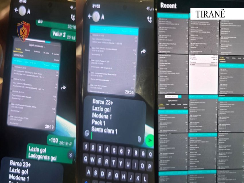 pese te arrestuar ne tirane u kapen ne flagrance duke vene baste ne lokal 68b569547c5d5