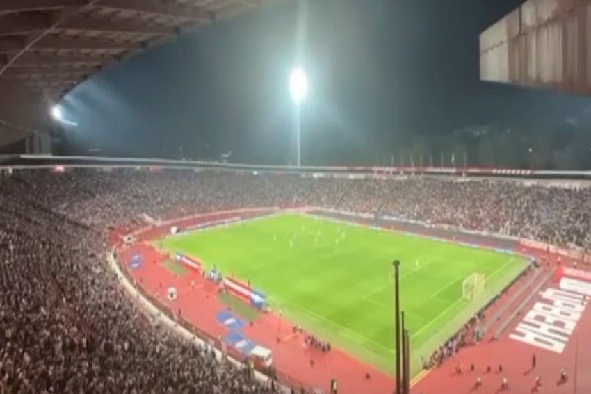 tifozet serbe shfaqin urrejtjen e madhe ndaj kosoves edhe gjate ndeshjes me angline 68c12b134419d