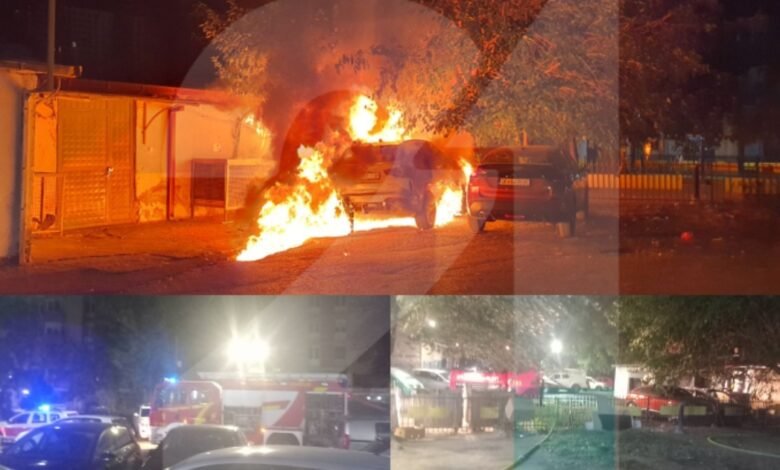 zjarr ne qender te shkupit digjen disa automjete flaket perfshijne edhe marketin 68d4723b1f282