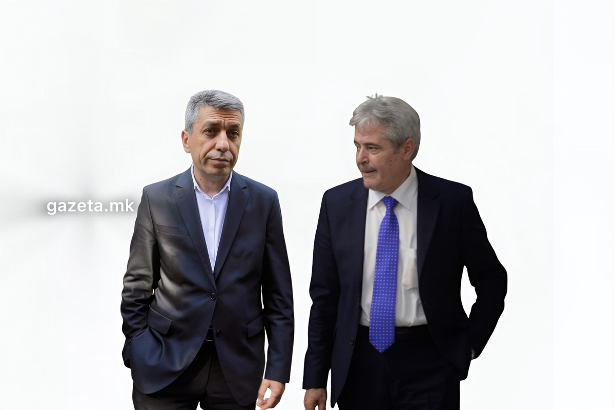 Mexhiti: Koha e retorikës boshe të Ali Ahmetit ka mbaruar, shqiptarët duan punë, jo premtime! (VIDEO) 1 IZET MEXHI DHE ALI AHMETI