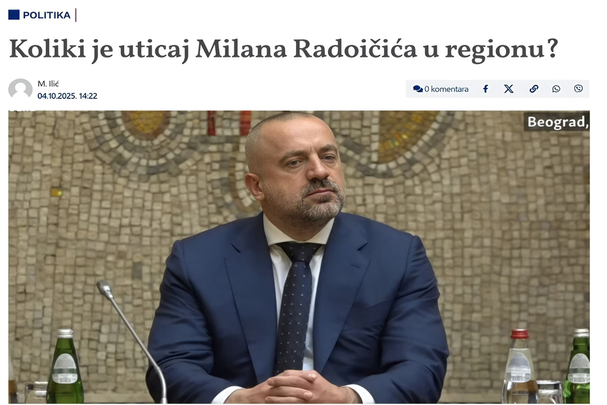 Gazeta serbe “DANAS” merret me aferat e BDI-së të lidhura me kriminelin Millan Radojçiç (FOTO) 1 MILAN RADOJCIC GAZETA SERBE DANAS