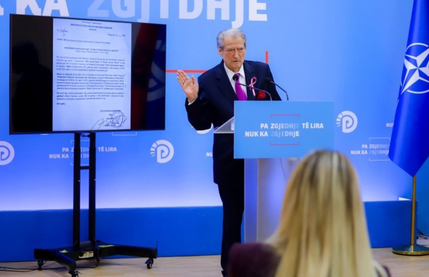 Berisha: Aeroporti i Vlorës megaaferë korruptive, Valoni e Pacolli ‘presta nome’, pronarë e vërtetë janë Rama dhe Balluku 3 berisha aeroporti i vlores megaafere korruptive valoni e pacolli presta nome pronare e vertete jane rama dhe balluku 68f8c1fa1f61d