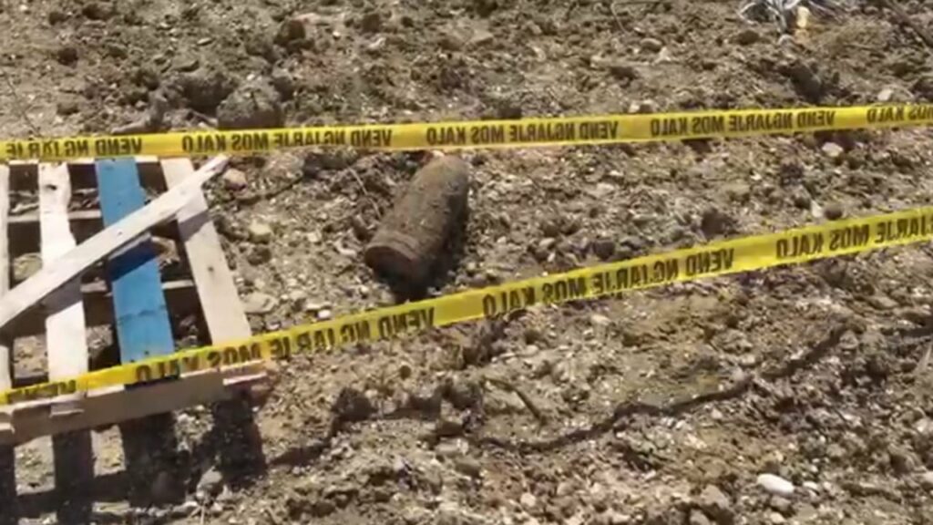 gjendet nje predhe luftarake ne postribe policia dhe sherbimet e specializuara te ushtrise ne vendngjarje 68df9a663e2f1