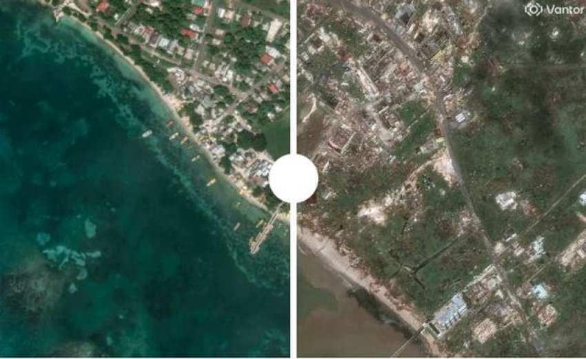 pamjet e para satelitore uragani melisa shkaterron