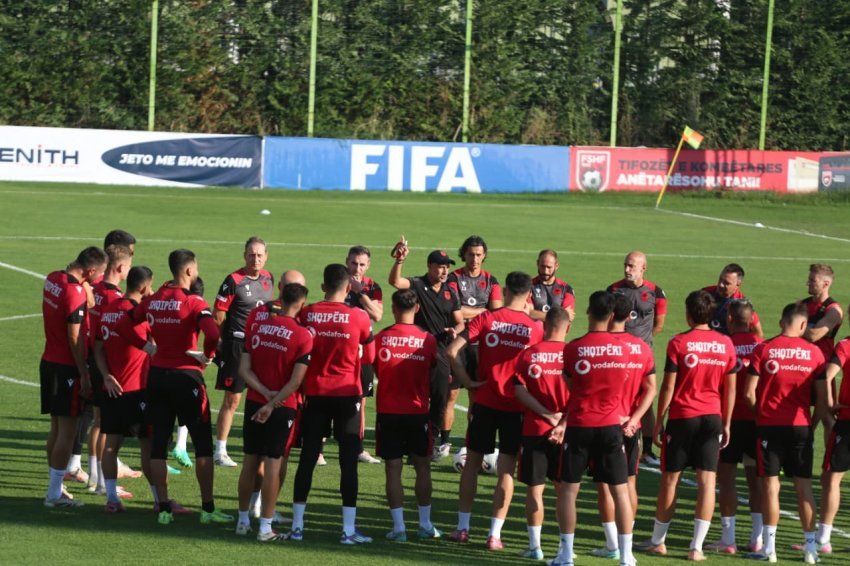 shqiperia nis pergatitjet per serbine kombetarja do te zhvilloje sot seancen e pare stervitore 68e38e331d4fd