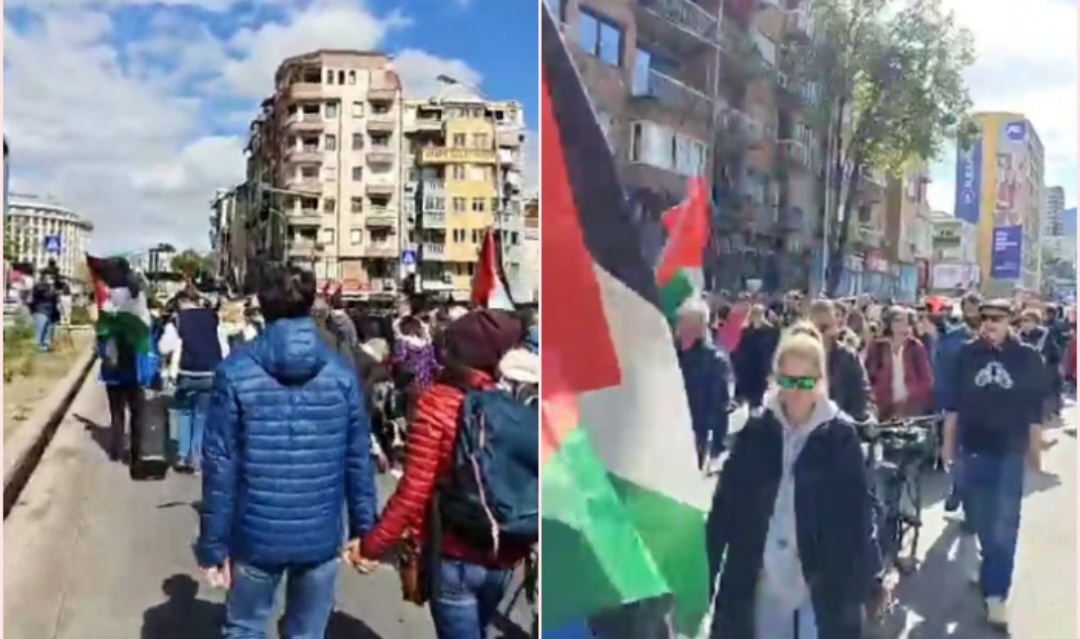 stop gjenocidit ne gaza marsh ne shkup ne mbeshtetje te palestines 68e1594fddbf4