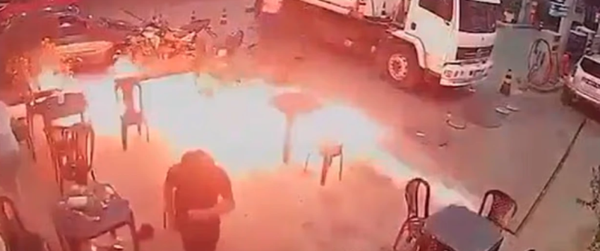 ndezi cigaren ne pompe benzini shperthimi i madh per pak sa nuk i vret brazilianet 690fb99306f8d