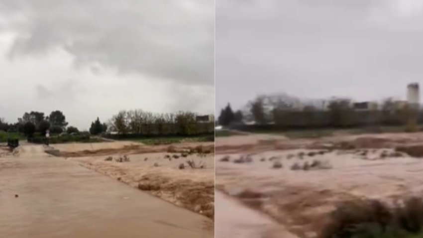 permbytje masive ne delvine zona te tera te izoluara pas reshjeve te dendura te shiut gjate nates 691d8fd69fd84