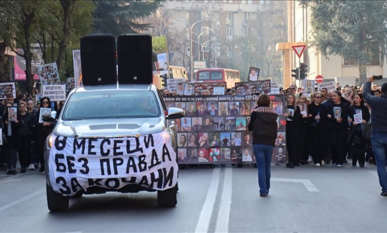 protesta ne shkup kerkohet drejtesi per 63 viktimat nga zjarri ne kocan 6918b133d87d5