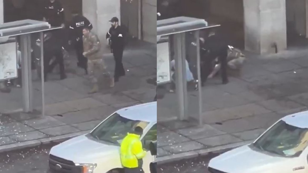 zbrazi armen e zjarrit prane shtepise se bardhe autori i beri rezistence policise publikohet momenti kur efektivet e neutralizojne me force 6927926c121a6