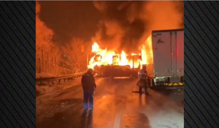 aksident zinxhir ne japoni perplasen dhjetera makina raportohet per nje viktime dhe 26 te plagosur 694ee5754b32a