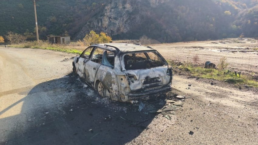 atentati ndaj biznesmenit me dy identitete gjendet i shkrumbuar nga flaket automjeti i autoreve 692d61d56aa4e