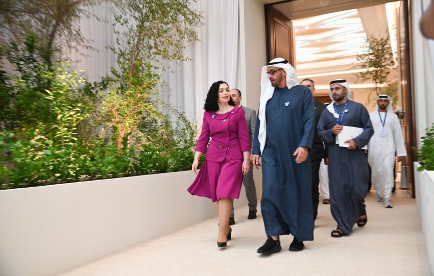 osmani uron presidentin e emirateve kosova pret me padurim punen qe kemi perpara 692f244474c78