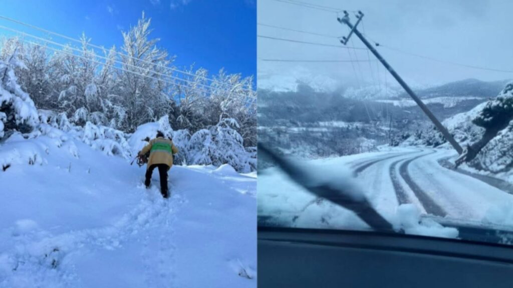 Dëmet nga dëbora dhe era, thyhen dhjetëra shtylla të tensionit në fshatrat e Librazhdit dhe Përrenjasit 3 demet nga debora dhe era thyhen dhjetera shtylla te tensionit ne fshatrat e librazhdit dhe perrenjasit 6963fd03b62d7