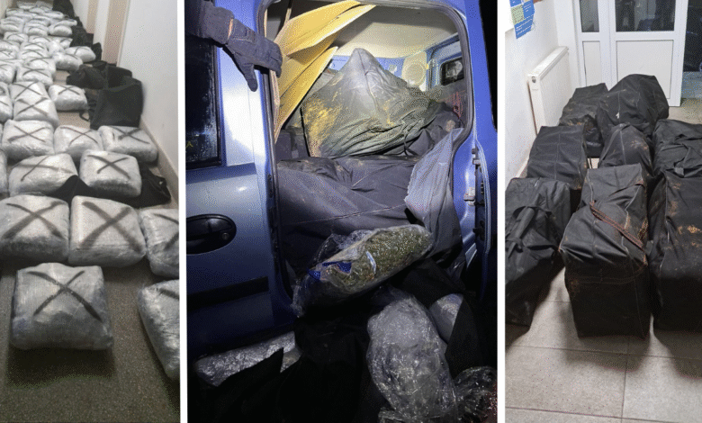 e blene veturen ne struge e mbushen me droge mpb tre banore te shkupit kapen me 150 kg marihuane 697a183267896